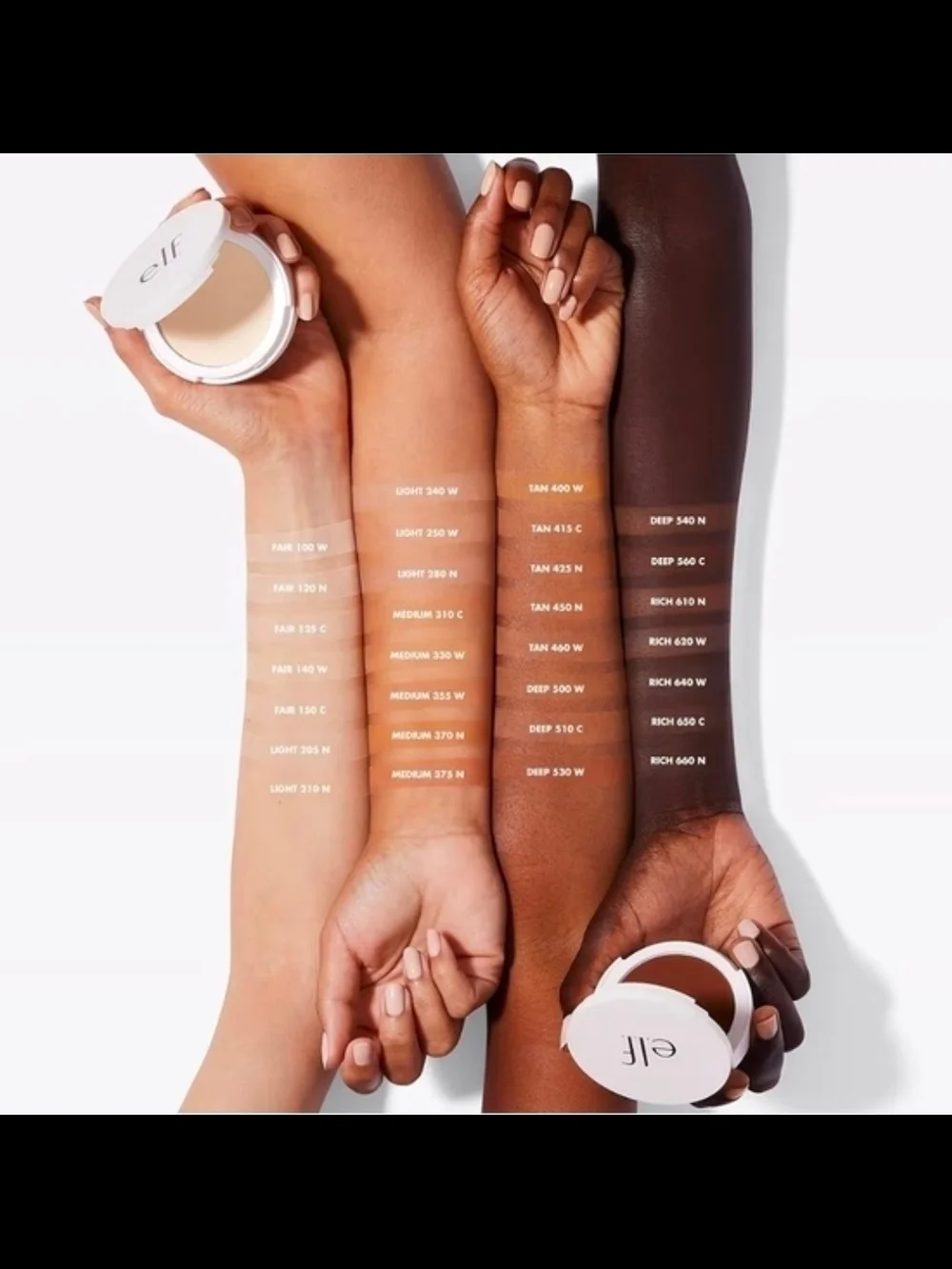2 x ELF Camo Powder Foundation - Fair 140 W 0.28oz BNIB